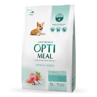 Dry dog food Optimeal for puppies of all breeds with turkey flavor 4 kg (4820083905490)