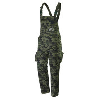 Напівкомбінезон робочий Neo Tools CAMO, розмір L (52), 255 г/м2, потрійні шви, камуфляжний (81-241-L)