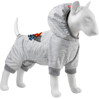Animal Jumpsuit Collar WAUDOG Clothes "Superman Truth Justice" S32 B 42-47 cm, C 28-33 cm (305-1021)