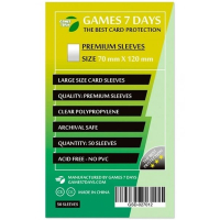 Протектор для карт Games 7 Days 70 х 120 мм, Large, 50 шт (PREMIUM) (GSD-027012)
