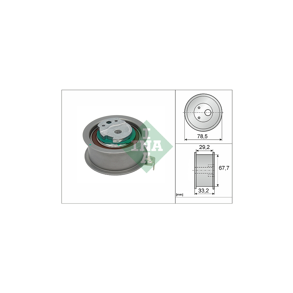 Ролик натягувача ременя INA 531 0927 10 Ролик натягувача ременя INA 531 0927 10