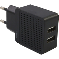 Зарядний пристрій Proda Saiya air А25C 2USB 18W black + USB-C cable (PD-A25C-Cab-BK)