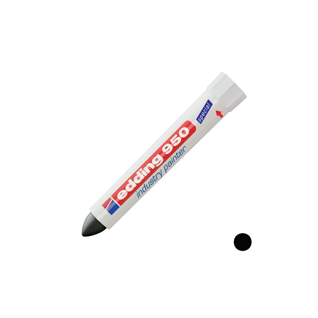 Маркер Edding Спеціальний промисловий маркер-паста Industry Painter 950 10 мм Чорний (e-950/01)
