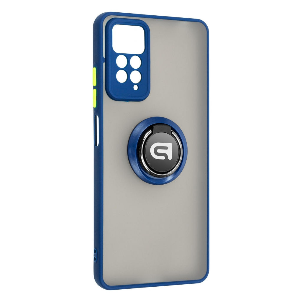 Чохол до мобільного телефона Armorstandart Frosted Matte Ring Xiaomi Redmi Note 12 Pro 4G Navy Blue (ARM68384) Чохол до мобільного телефона Armorstandart Frosted Matte Ring Xiaomi Redmi Note 12 Pro 4G Navy Blue (ARM68384)
