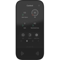 Клавіатура до охоронної системи Ajax KeyPad TouchScreen black