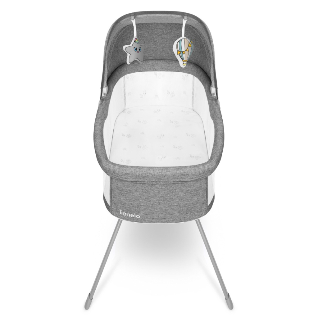 Ліжечко Lionelo приставне Malin Grey Stone (LO-MALIN GREY STONE)