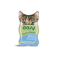 Паштет для котів OASY Adult з тріскою 85 г (8053017342306)
