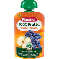 Дитяче пюре Plasmon Яблуко, лохина 100 г (1136130)