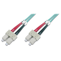 Оптичний патчкорд Digitus SC/UPC-SC/UPC, 50/125, MM, OM3, duplex, 2м (DK-2522-02/3)