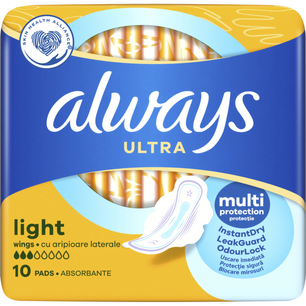 Гігієнічні прокладки Always Ultra Light 10 шт. (8700216022262)