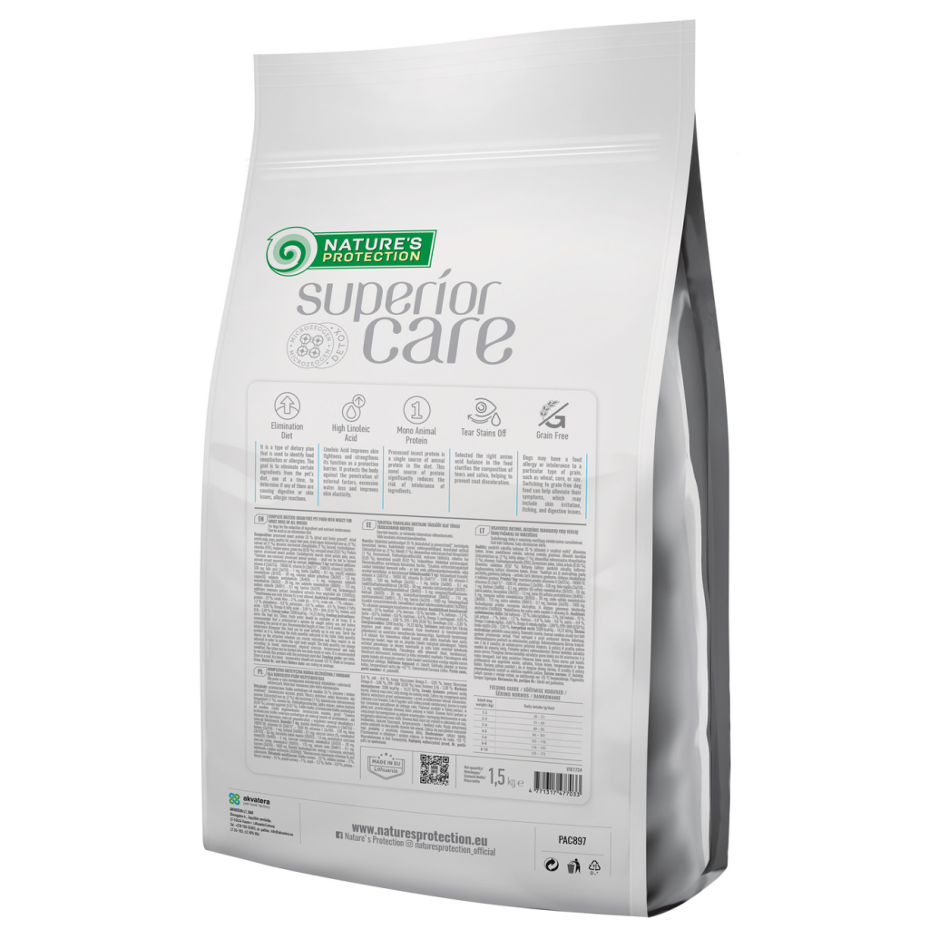 Сухий корм для собак Nature's Protection VD Hypoallergenic Insect Adult All Breed Dogs з білком комах 1.5 кг (NPSCVET47578)