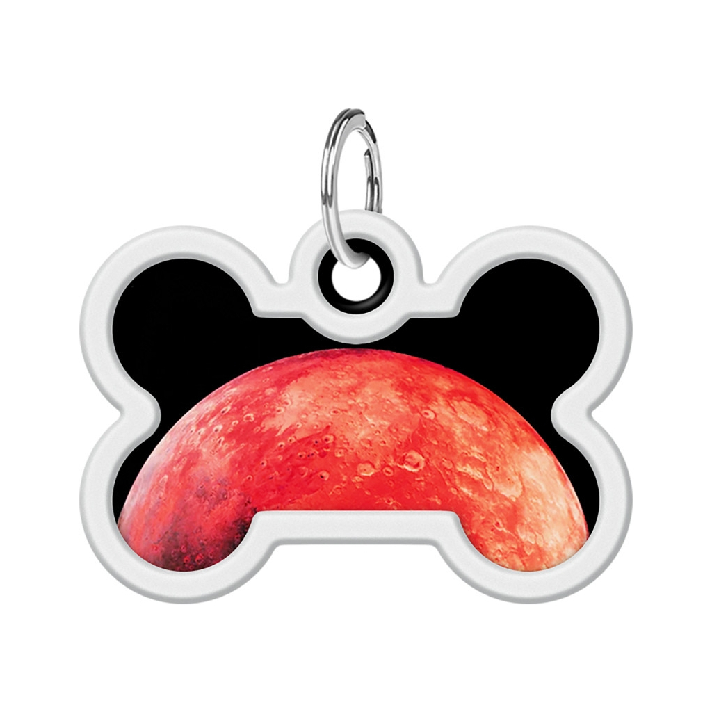 Адресник для тварин WAUDOG Smart ID з QR паспортом "Марс", кістка 40х28 мм (231-4031)