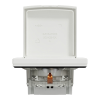 Розетка Schneider Electric ASFORA з кришкою IP44, біла (EPH3100321)