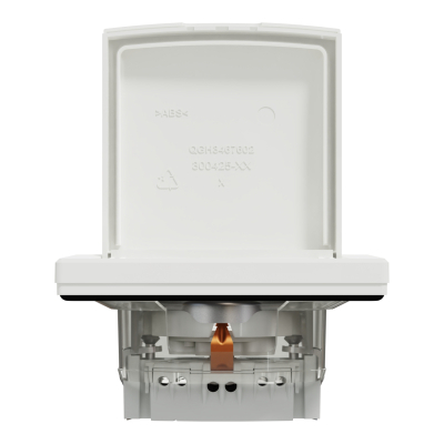 Розетка Schneider Electric ASFORA з кришкою IP44, біла (EPH3100321)