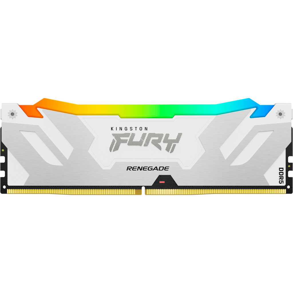 Модуль пам'яті для комп'ютера DDR5 16GB 7200 MHz Renegade RGB White XMP Kingston Fury (ex.HyperX) (KF572C38RWA-16)