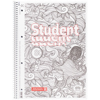 Brunnen notebook College block A4 Premium in a cell 80 sheets Zenart sea (10-67 428 01)