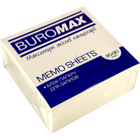 Папір для нотаток Buromax білий 90х90х40 мм, 500 аркушів не склеєний (BM.2277)