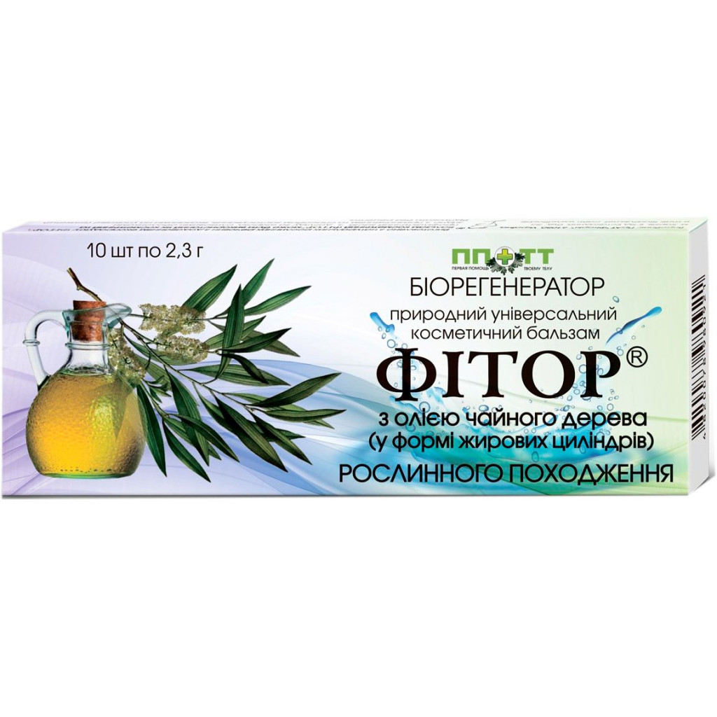 Трави Фіторія Фітор бальзам свічки з олією чайного дерева 2,3г 10 (4820078980921)