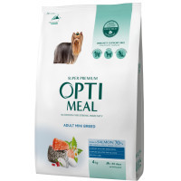 Dry food for dogs Optimeal of miniature breeds with a high content of salmon 4 kg (4820215369992)