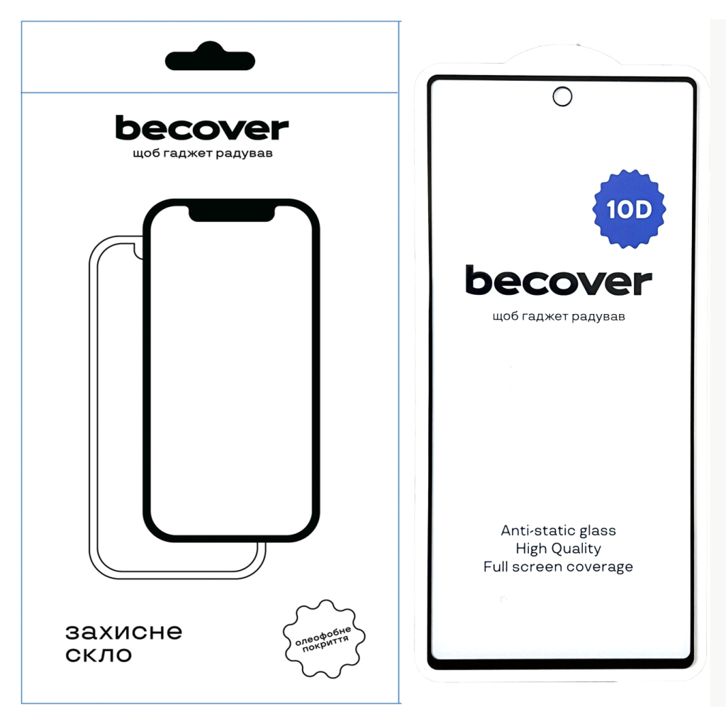 Скло захисне BeCover Google Pixel 6A 10D Black (711488)