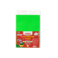 Colored cardboard Maxi A4 Corrugated cardboard neon 21x29.7 cm light green (MX61900)