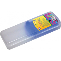 Cool For School Pencil Case Plastic With Buckle Transparent With Blue Holder 8011 (CF85578)