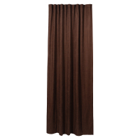Curtain ARDESTO microvelor 100% polyester, 150x270 cm brown (ART1010BR)