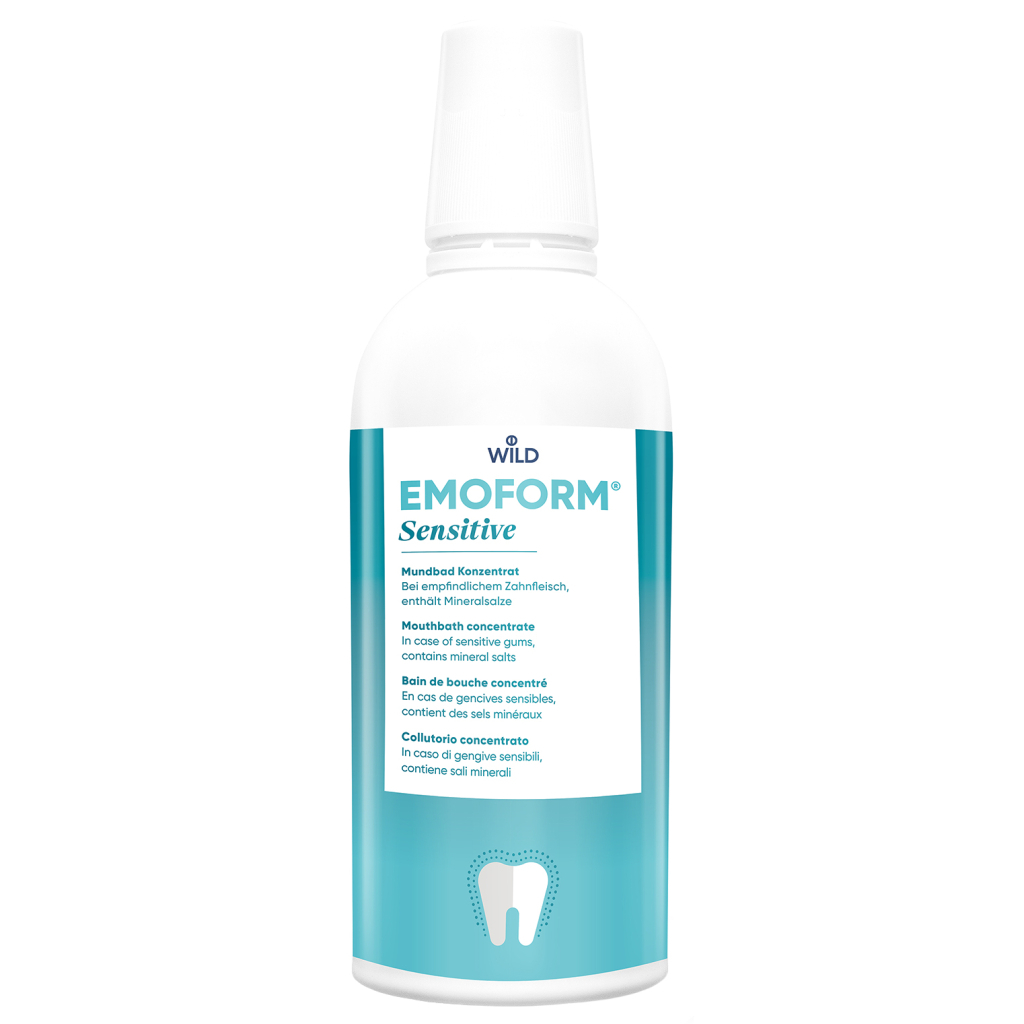 Ополіскувач для порожнини рота Dr. Wild Emoform Sensitive Для чутливих зубів 500 мл (7611841702454)