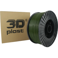 Plastic for 3D printer 3Dplast PETG 1.75mm, 3kg, khaki (3DPTG1753HKI)