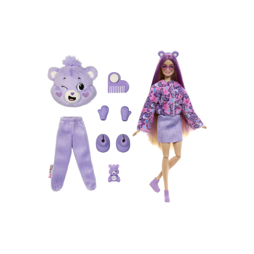 Лялька Barbie Cutie Reveal Care Bears Ведмедик Щедрівка (JCN94)