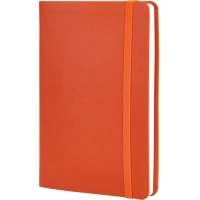 Notebook Optima Vivella A5 128 sheets orange line (O27104-06)