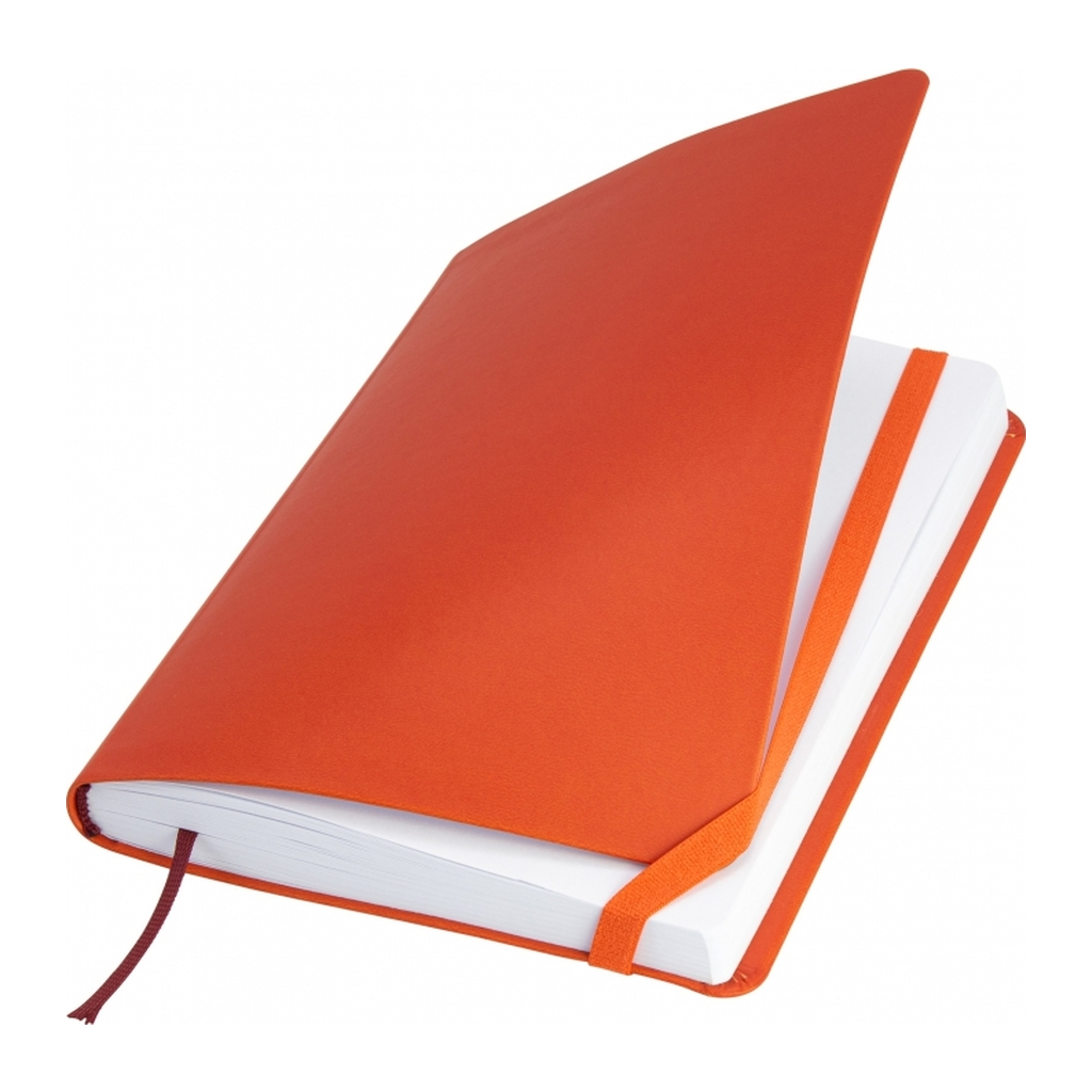 Книга записна Optima Vivella А5 128 аркушів лінія помаранчевий (O27104-06)