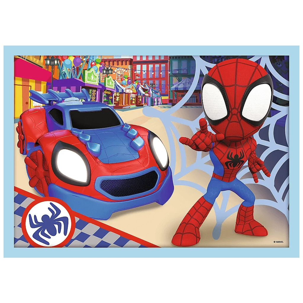 Пазл Trefl Spiderman Команда Спайда 4 in 1 (12, 15, 20, 24) деталей (5900511346114)