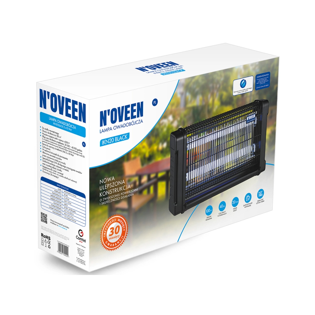 Інсектицидна лампа N'oveen IKN20 (RL076451)