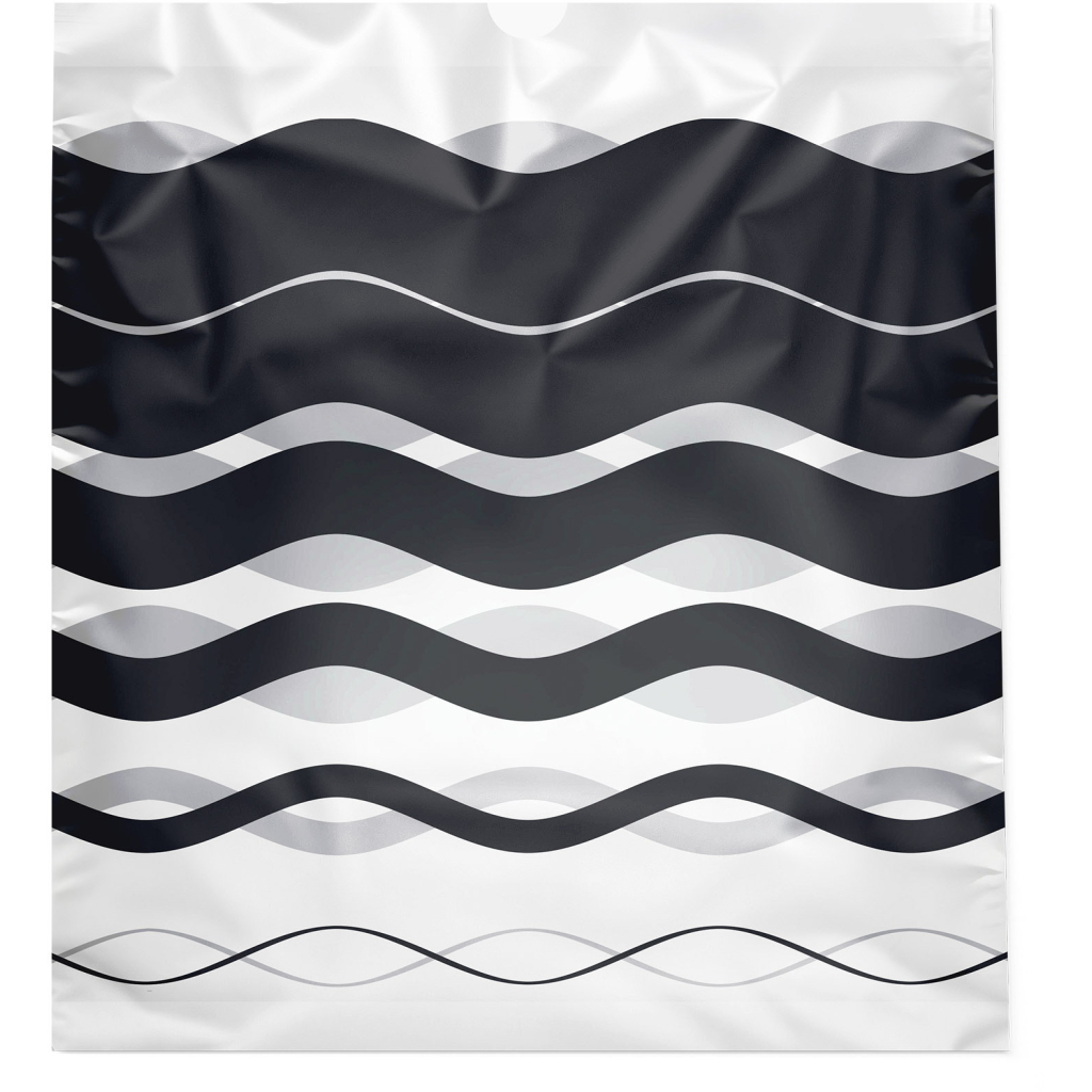 Пакети для сміття Добра Господарочка Black&White Із затяжками 35 л 20 шт. (4820086523363)