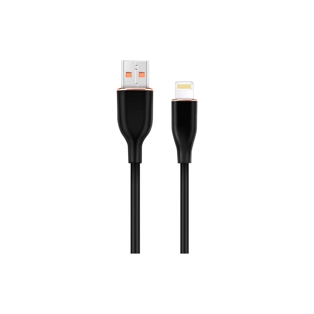 Дата кабель USB 2.0 AM to Lightning 1.5m 2.1A Cablexpert (CC-USB2S-AM8PM-1.5M-BK)
