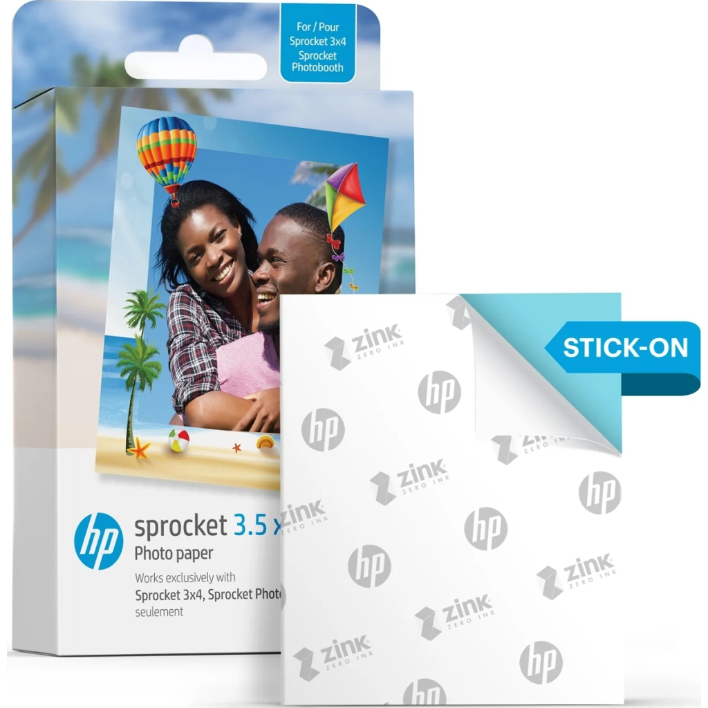 Фотопапір HP Zink для Sprocket 3.5"x4.25", glossy, self-adhesive, 50sh (HPIZ3X450) Фотопапір HP Zink для Sprocket 3.5"x4.25", glossy, self-adhesive, 50sh (HPIZ3X450)