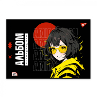 Yes A4 drawing album 28 staples with perforation Anime (130587)