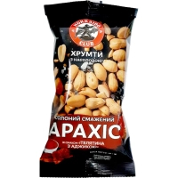 Nuts Hokkaido Club Roasted salted peanuts with the taste of veal with adjika 60 g (4820172442806)
