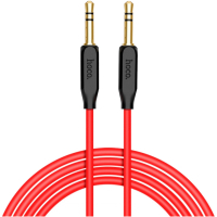 Кабель мультимедійний 3.5mm M to 3.5mm M 1.0m Black HOCO (6957531079293)