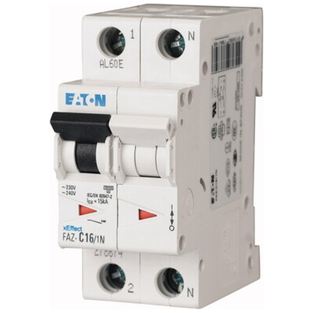 Автоматичний вимикач Eaton 2-п. M2 C 16A PL6 6кА (286567) Автоматичний вимикач Eaton 2-п. M2 C 16A PL6 6кА (286567)