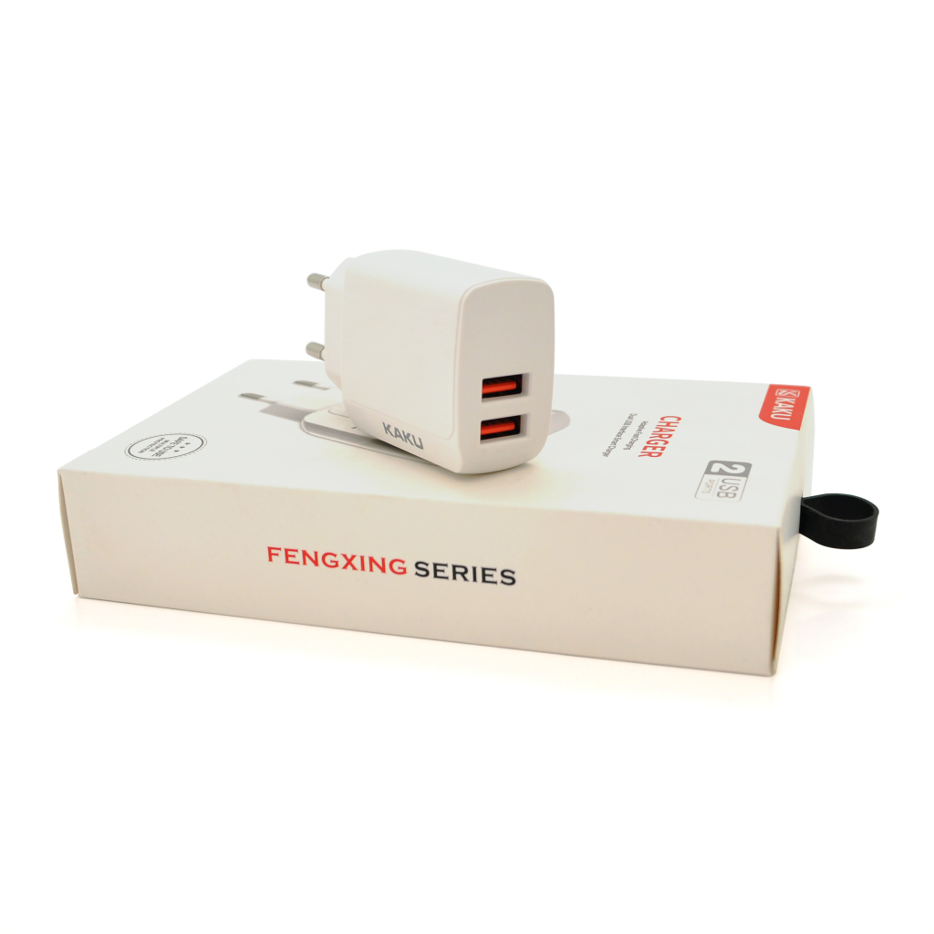 Зарядний пристрій iKAKU KSC-179 2xUSB 2.4A White (KSC-179-FENGXING) Зарядний пристрій iKAKU KSC-179 2xUSB 2.4A White (KSC-179-FENGXING)