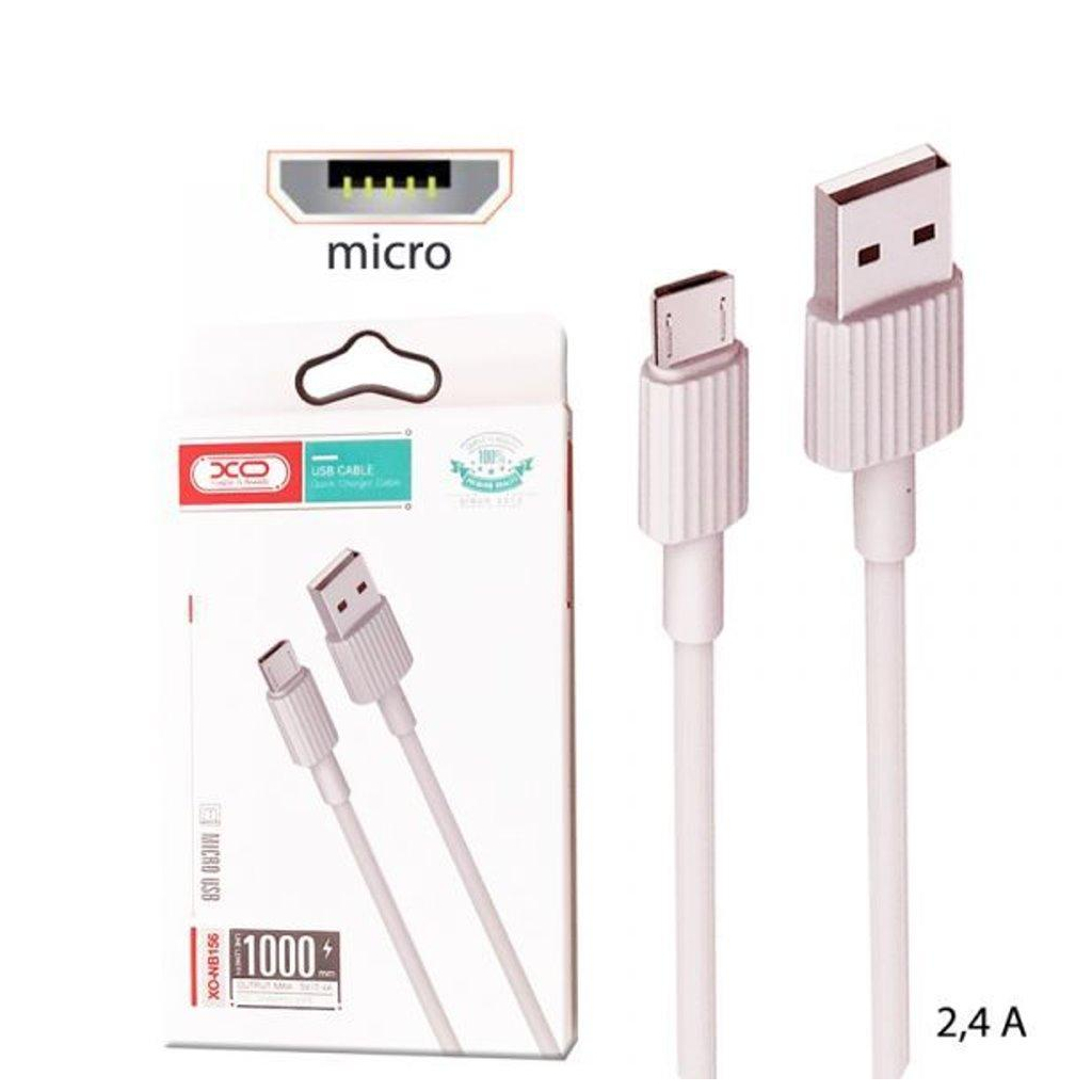Дата кабель USB 2.0 AM to Micro 5P 1.0m 2.4A pink XO (NB156-M-PN) Дата кабель USB 2.0 AM to Micro 5P 1.0m 2.4A pink XO (NB156-M-PN)