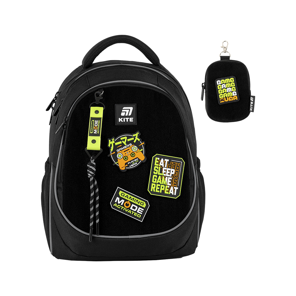 Шкільний набір Kite Education Gaming Mode 700 (рюкзак, пенал, сумка) (SET_K25-700M-5)