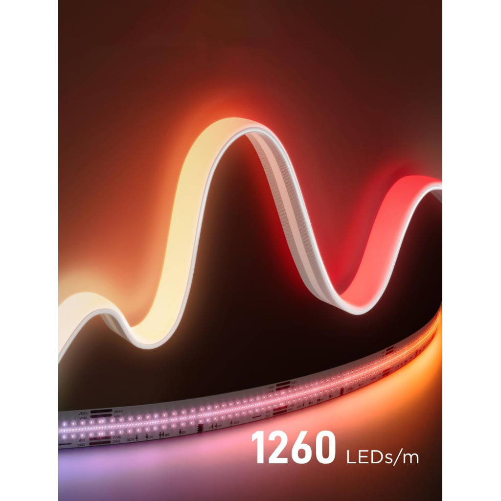 Світлодіодна стрічка Govee H61E5 COB Strip Light Pro 3m RGBIC+W WI-FI/Bluetooth white (H61E53D1) Світлодіодна стрічка Govee H61E5 COB Strip Light Pro 3m RGBIC+W WI-FI/Bluetooth white (H61E53D1)