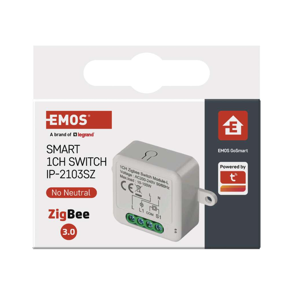 Модуль управління розумним будинком EMOS H5103 ZigBee 3.0 1-Channel (H5103)