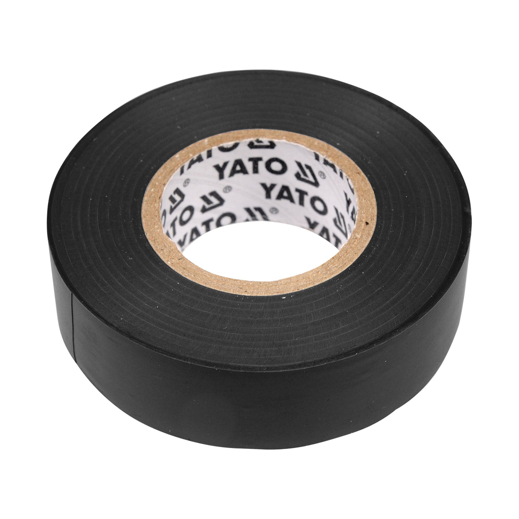 Ізоляційна стрічка Yato 15 ММ X 20 М X 0,13 ММ, чорна (YT-8159) Ізоляційна стрічка Yato 15 ММ X 20 М X 0,13 ММ, чорна (YT-8159)