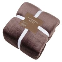 Home Line fleece dark chocolate 150x195 cm (183200)