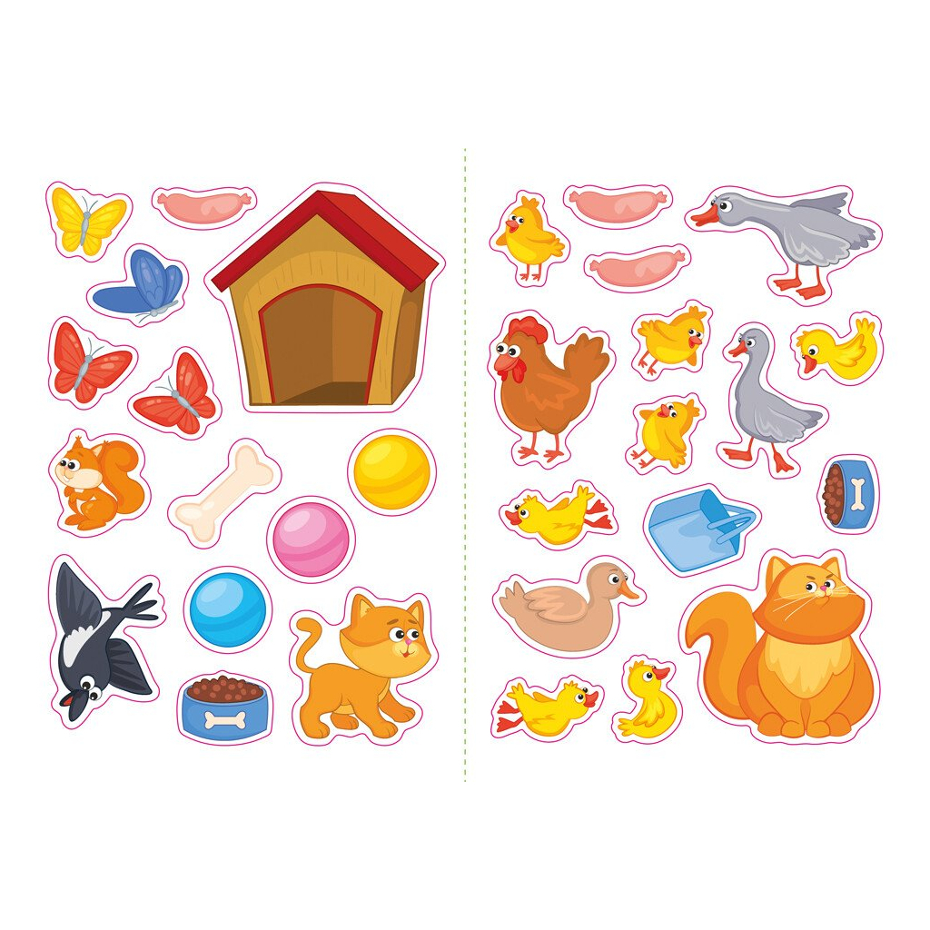 Книга Песик. Створюй історії з наліпками Ранок (9789667505394)