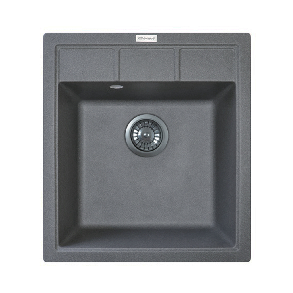 Мийка кухонна Adamant Brick сірий + змішувач (4824296209204) Мийка кухонна Adamant Brick сірий + змішувач (4824296209204)